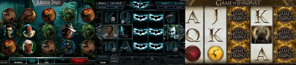 Слот тема Филми и телевизионни предавания